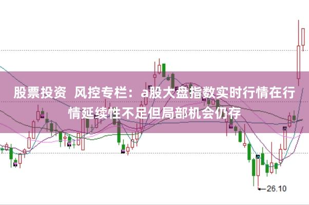 股票投资  风控专栏：a股大盘指数实时行情在行情延续性不足但局部机会仍存
